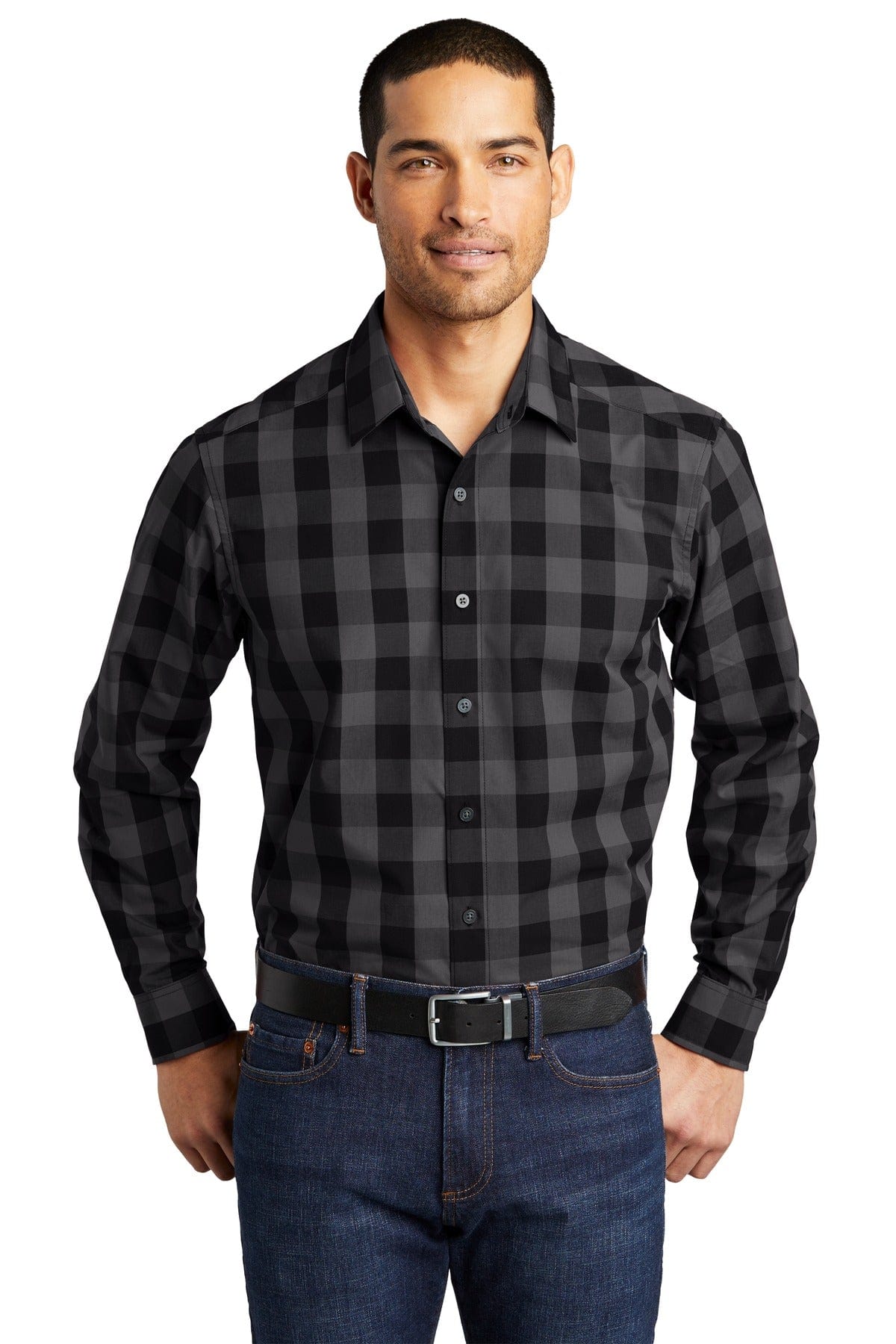 Port Authority Woven Shirts Port Authority  ®  Everyday Plaid Shirt. W670