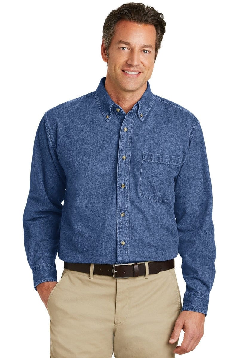 Port Authority Woven Shirts Port Authority ®  Heavyweight Denim Shirt. S100