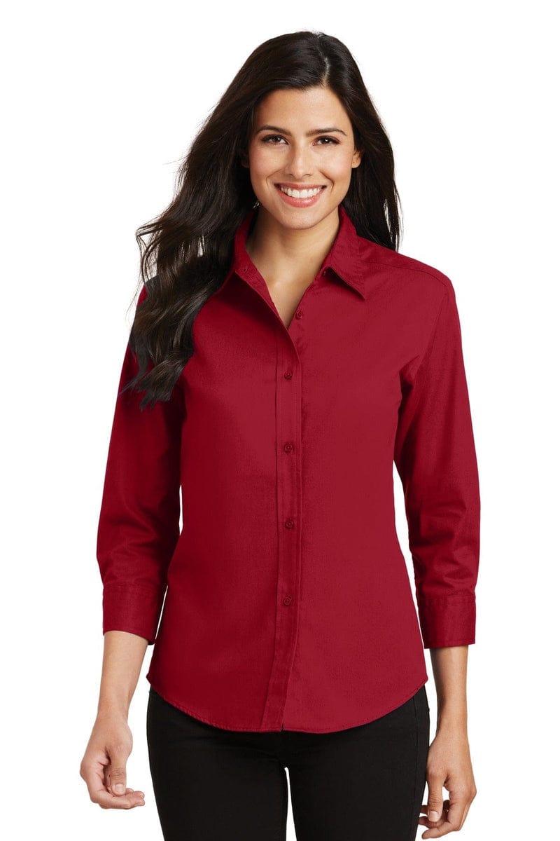 Port Authority Woven Shirts Port Authority ®  Ladies 3/4-Sleeve Easy Care Shirt. L612