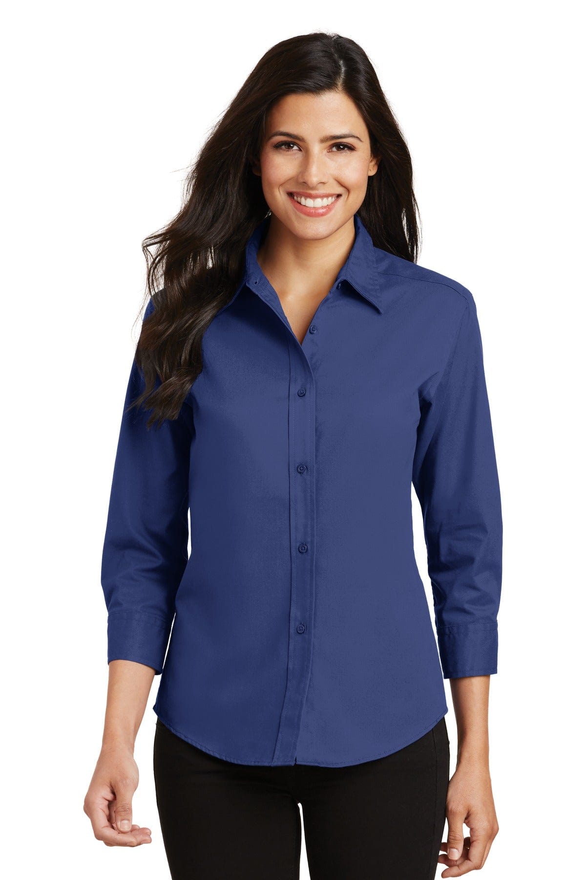 Port Authority Woven Shirts Port Authority ®  Ladies 3/4-Sleeve Easy Care Shirt. L612