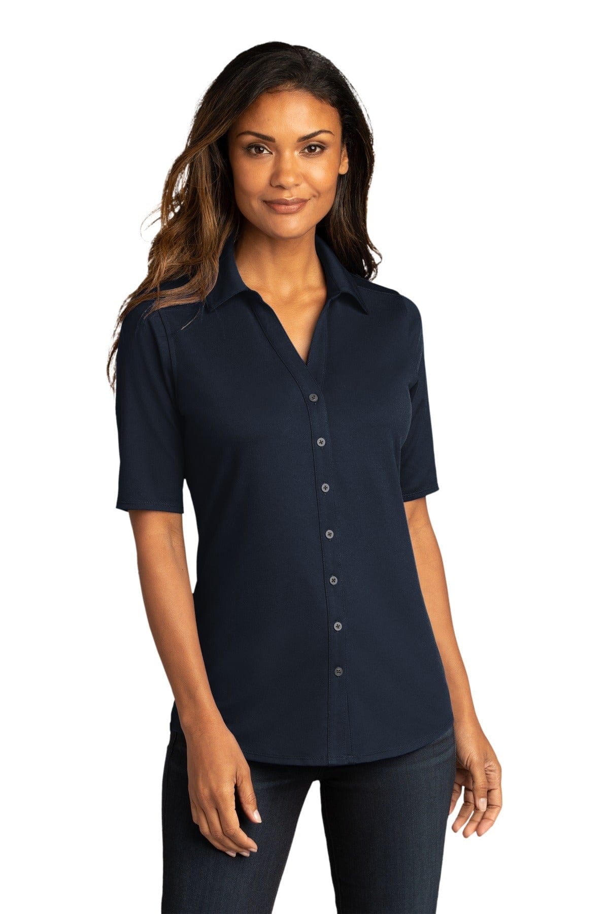 Port Authority Woven Shirts Port Authority®  Ladies City Stretch Top. LK682