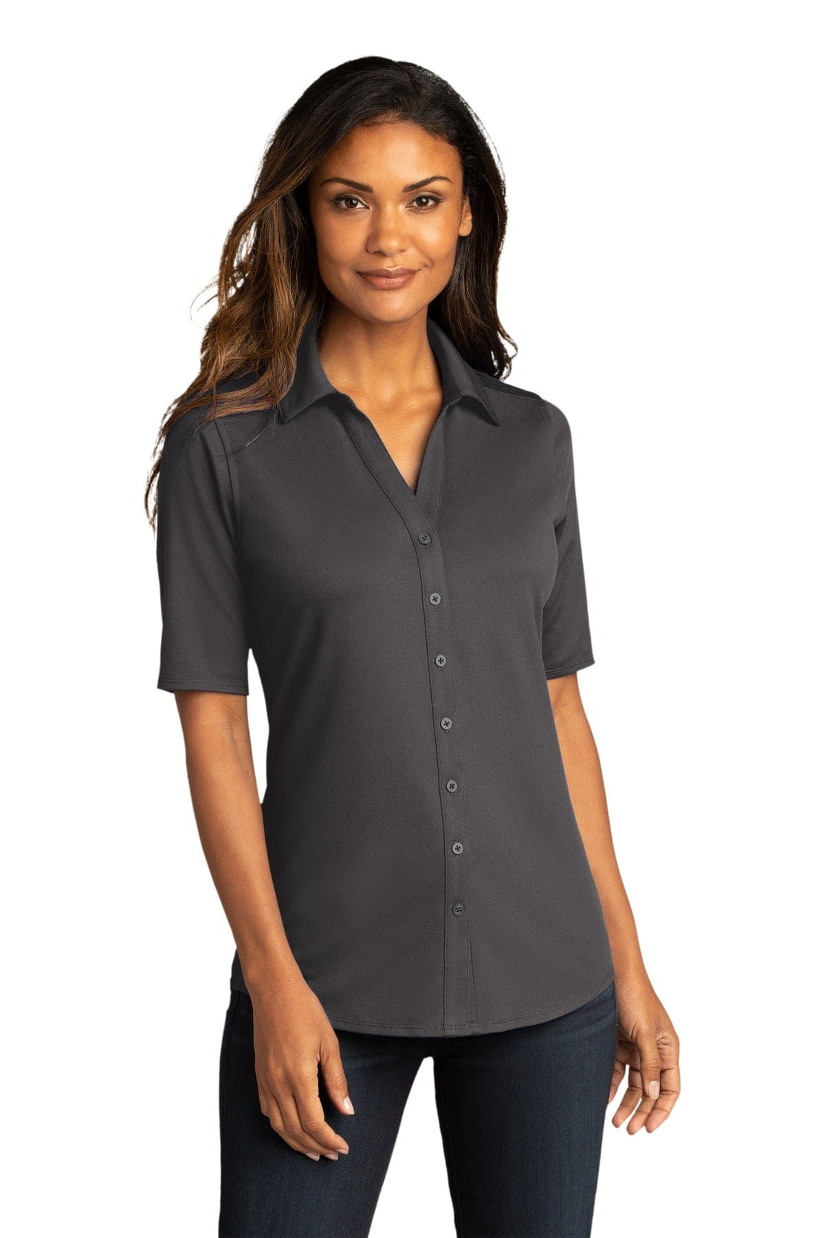 Port Authority Woven Shirts Port Authority®  Ladies City Stretch Top. LK682