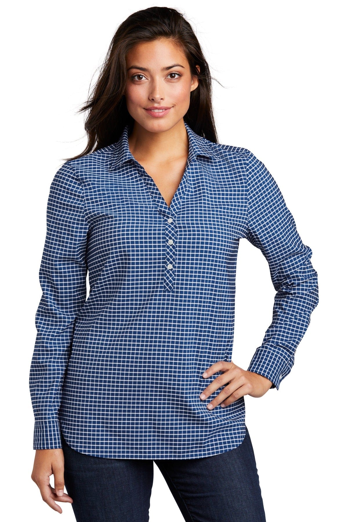 Port Authority Woven Shirts Port Authority  ®  Ladies City Stretch Tunic LW680