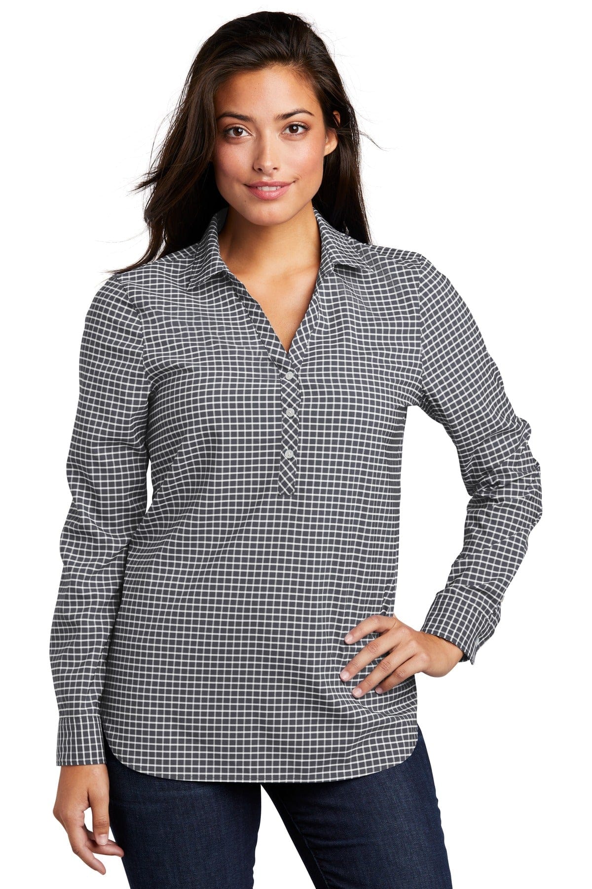 Port Authority Woven Shirts Port Authority  ®  Ladies City Stretch Tunic LW680