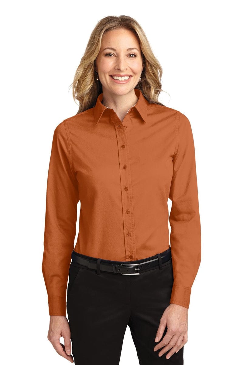 Port Authority Woven Shirts Port Authority ®  Ladies Long Sleeve Easy Care Shirt.  L608, Traditional Colors