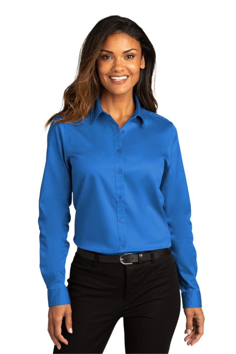 Port Authority Woven Shirts Port Authority ®  Ladies Long Sleeve SuperPro React ™ Twill Shirt. LW808