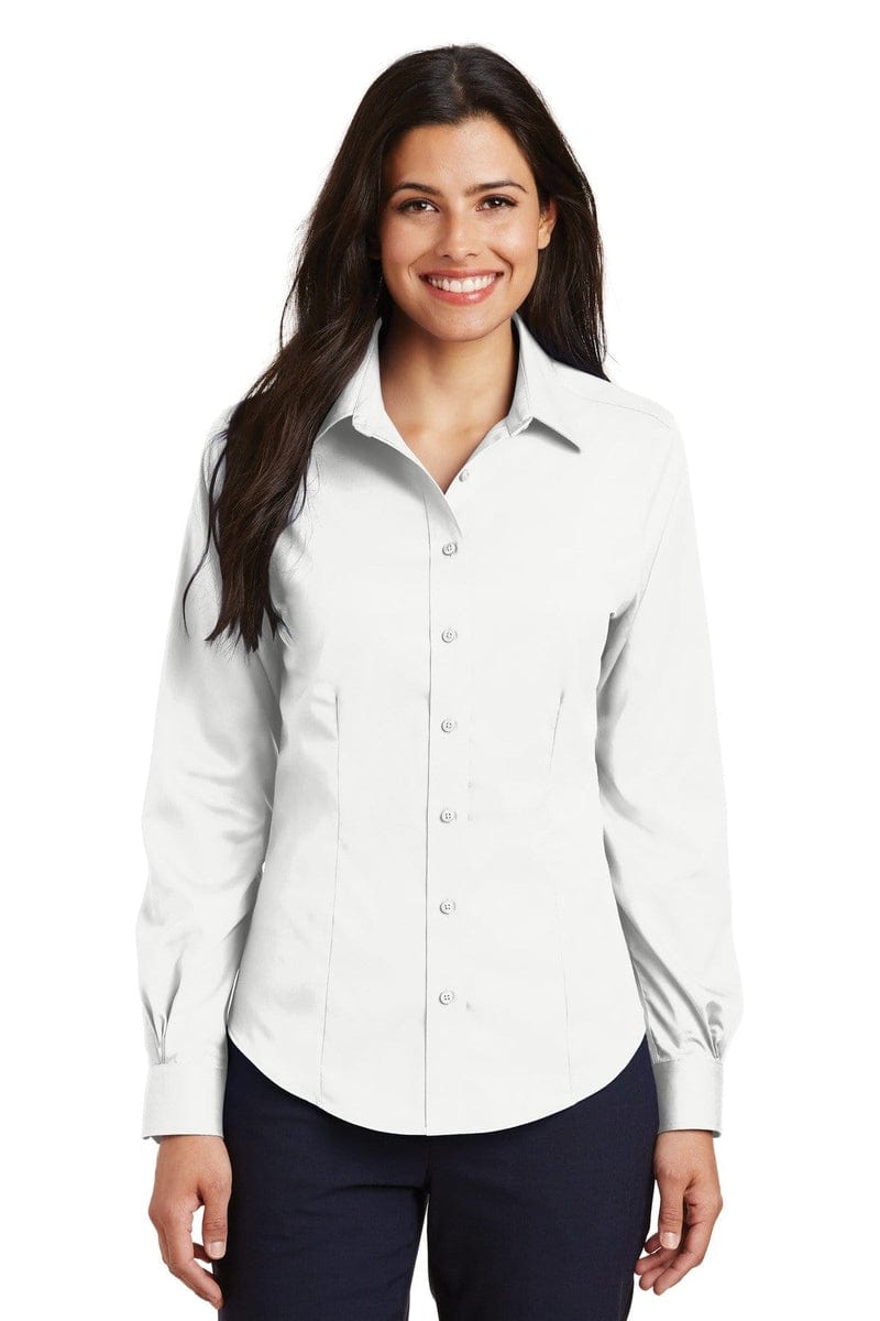 Port Authority Woven Shirts Port Authority ®  Ladies Non-Iron Twill Shirt.  L638
