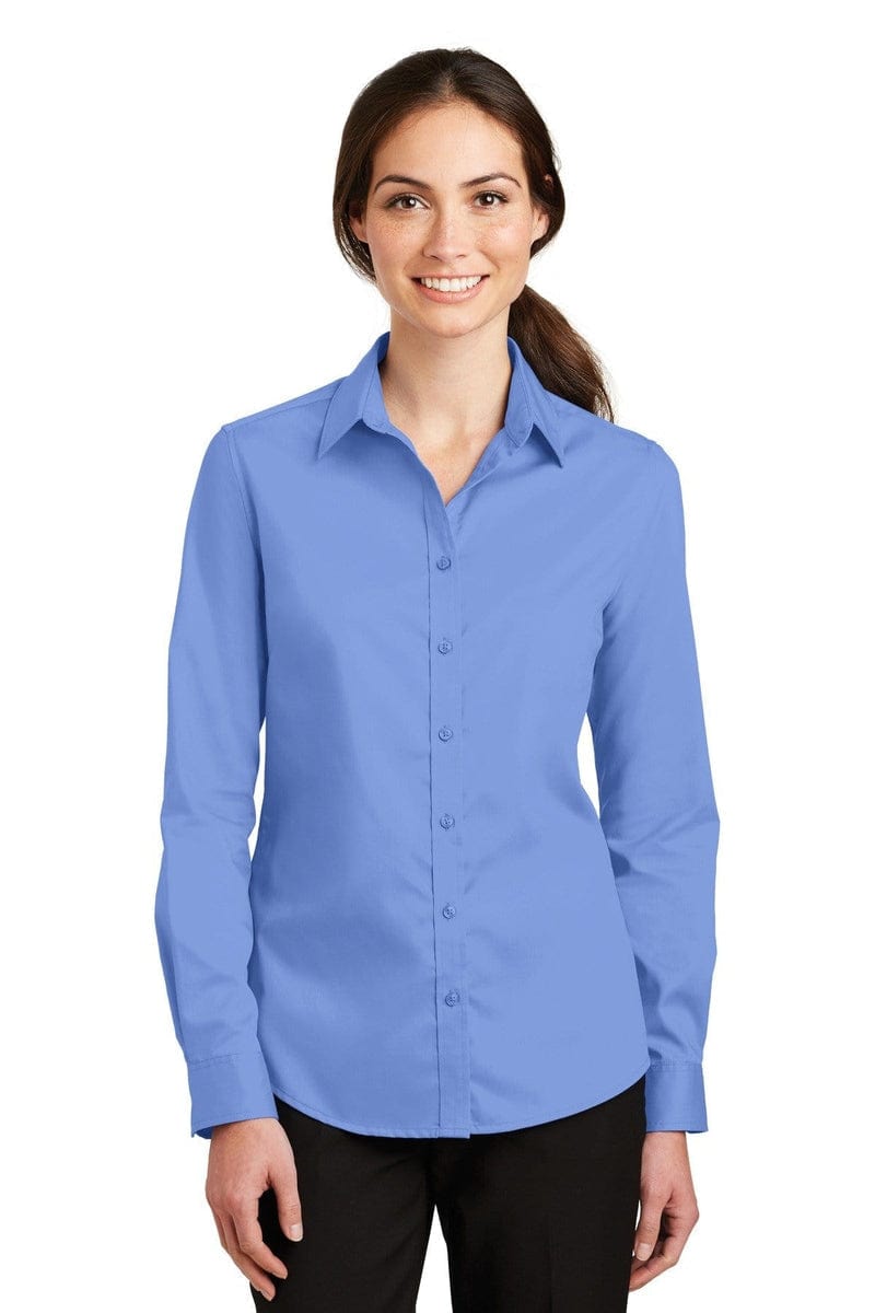 Port Authority Woven Shirts Port Authority ®  Ladies SuperPro ™  Twill Shirt. L663