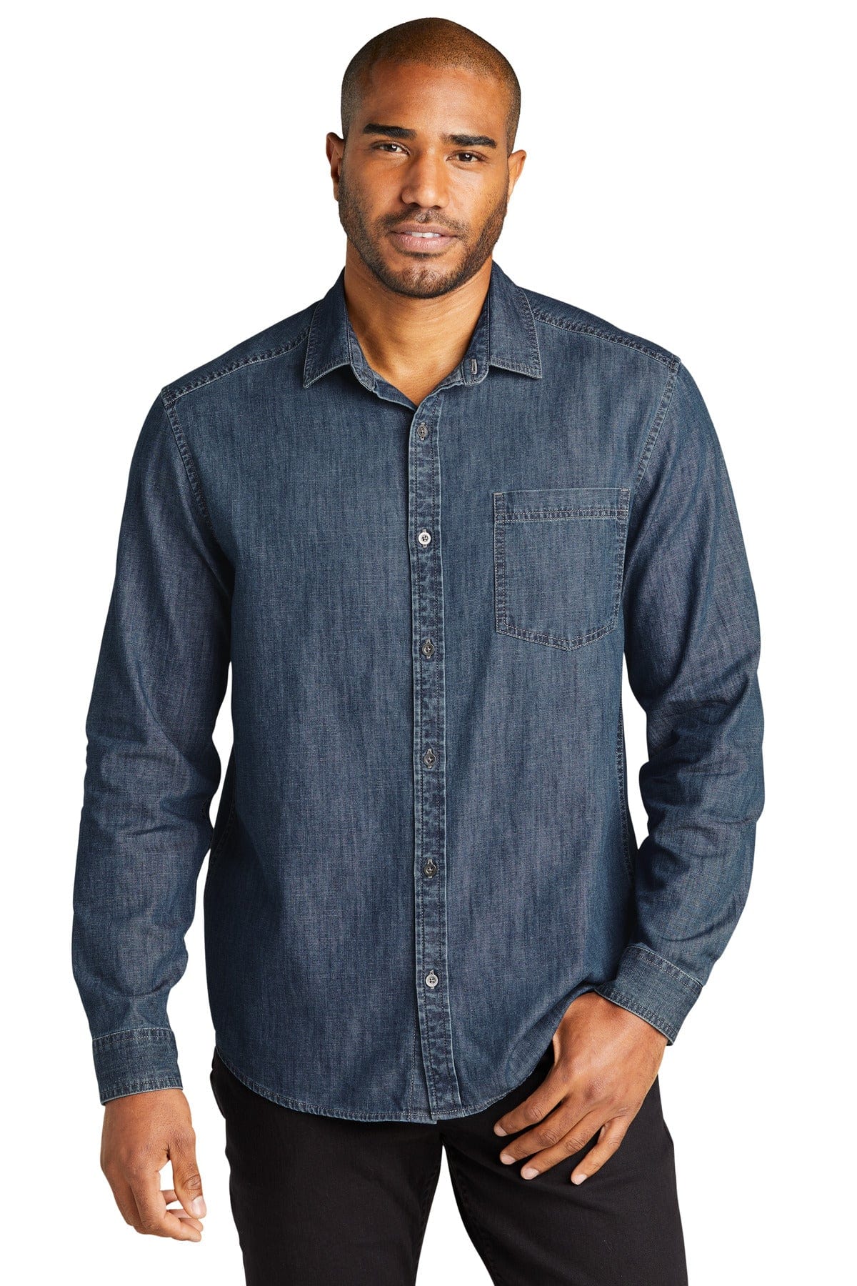 Port Authority Woven Shirts Port Authority ®  Long Sleeve Perfect Denim Shirt W676