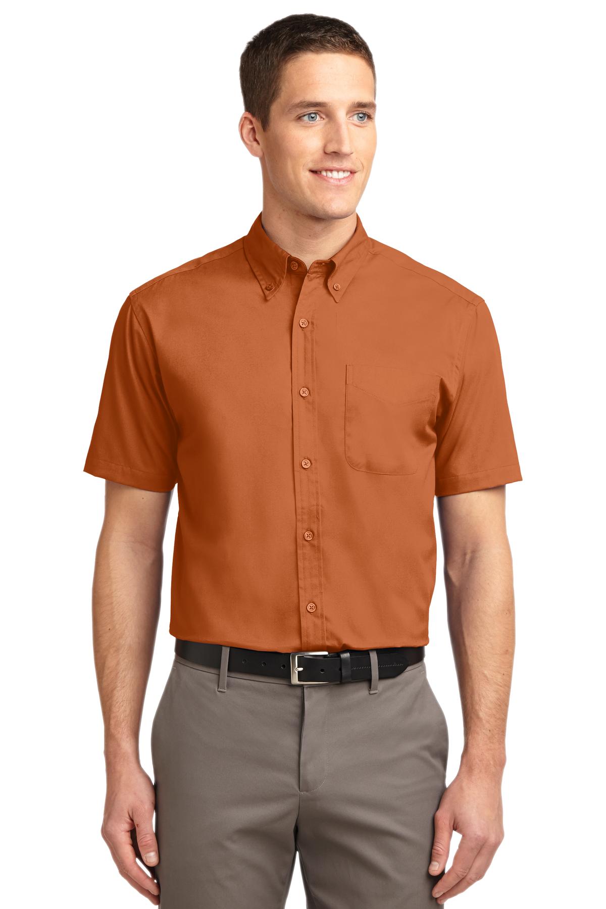 Port Authority Woven Shirts Port Authority ®  Short Sleeve Easy Care Shirt.  S508, Traditional Colors