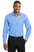 Port Authority Woven Shirts Port Authority Slim Fit Carefree Poplin Shirt. W103