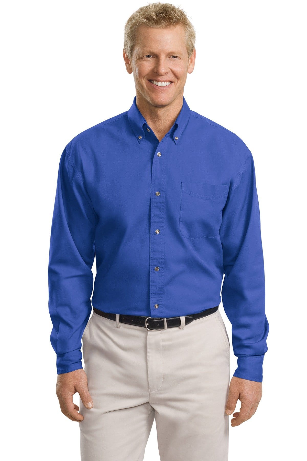 Port Authority Woven Shirts Port Authority ®  Tall Long Sleeve Twill Shirt.  TLS600T