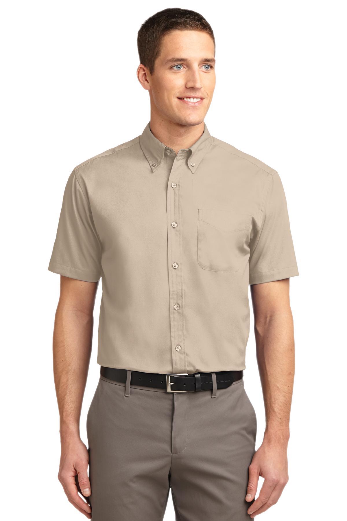 Port Authority Woven Shirts Port Authority ®  Tall Short Sleeve Easy Care Shirt. TLS508