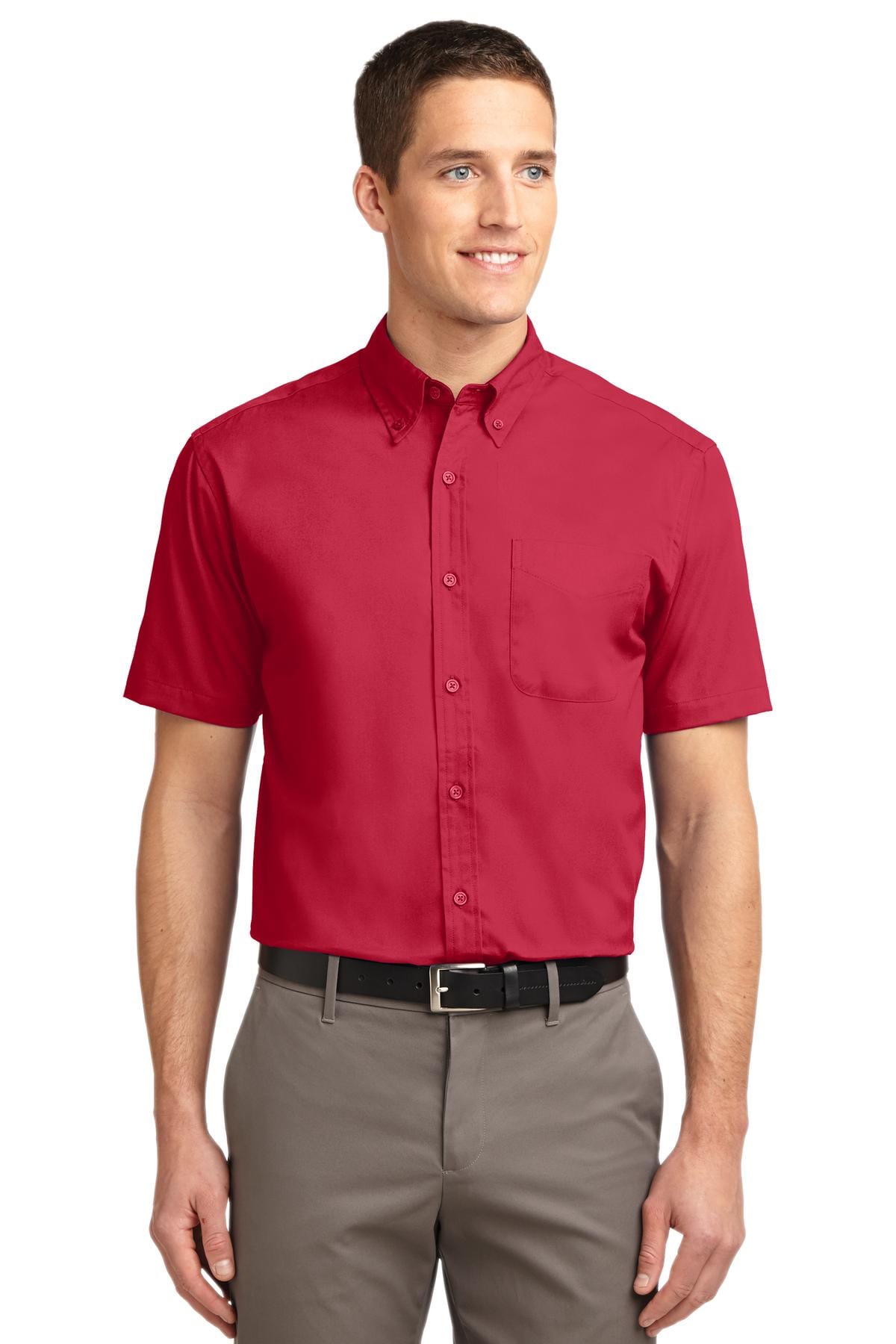 Port Authority Woven Shirts Port Authority ®  Tall Short Sleeve Easy Care Shirt. TLS508