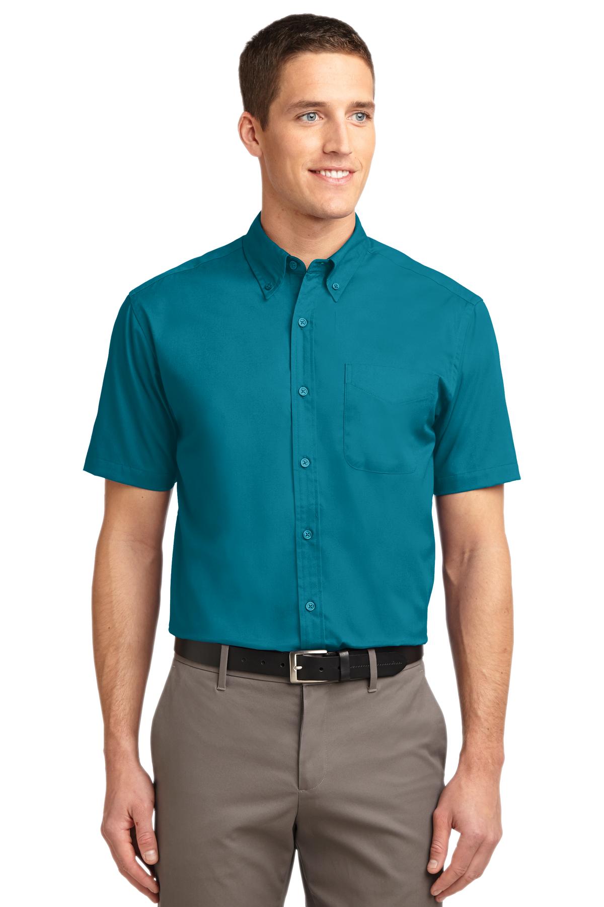 Port Authority Woven Shirts Port Authority ®  Tall Short Sleeve Easy Care Shirt. TLS508, Basic Colors