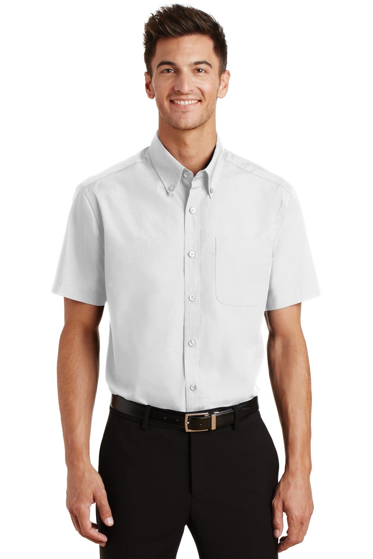 Port Authority Woven Shirts XL / White DISCONTINUED  Port Authority ®  Short Sleeve Value Poplin Shirt. S633