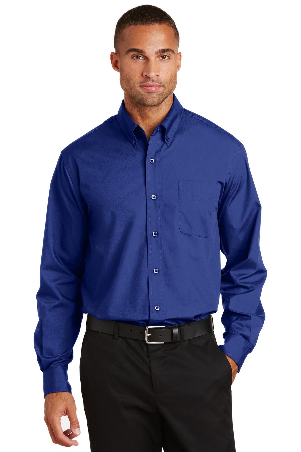 Port Authority Woven Shirts XS / Mediterranean Blue DISCONTINUED  Port Authority ®  Long Sleeve Value Poplin Shirt. S632