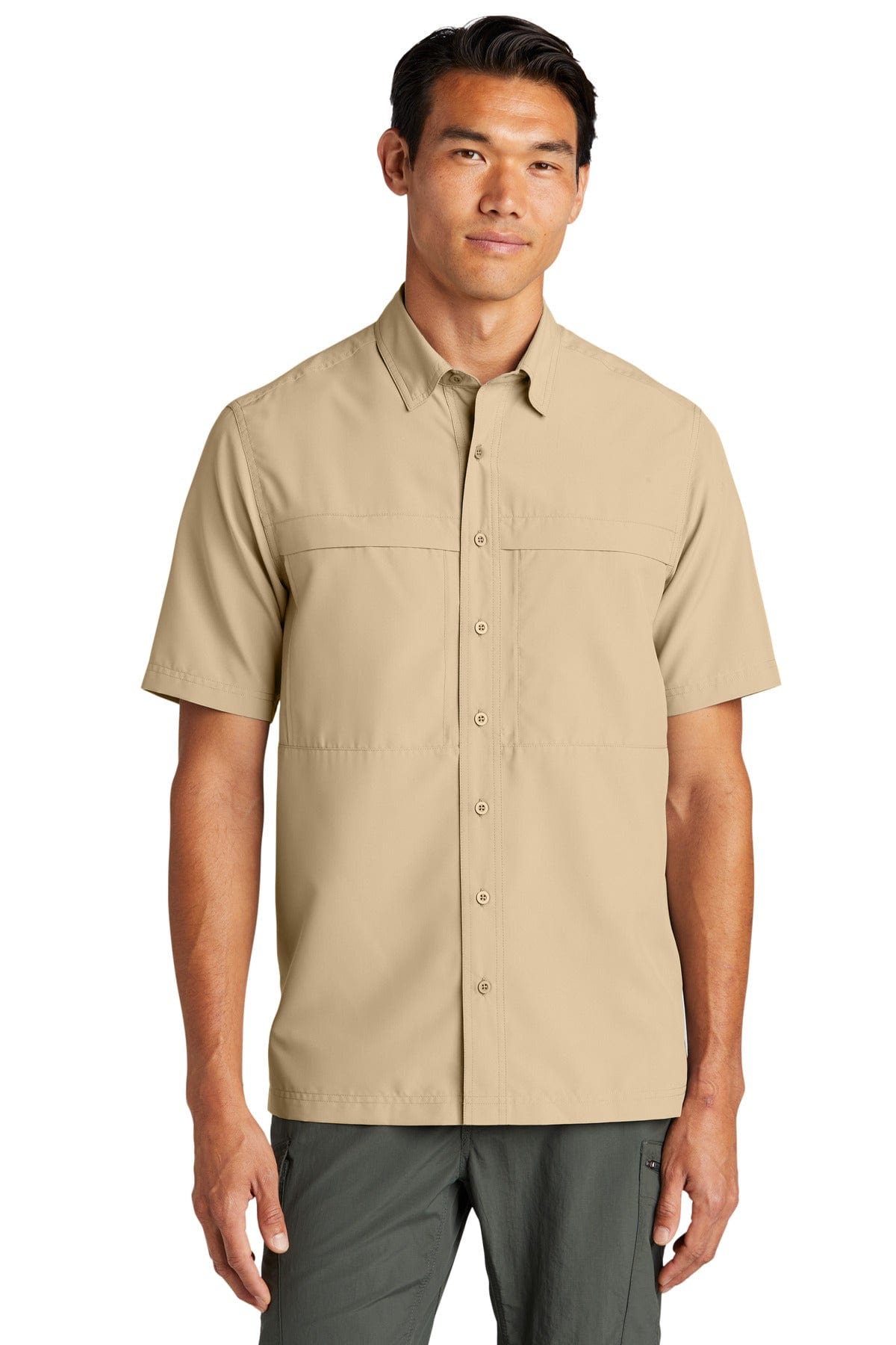 Port Authority Woven Shirts XS / Oat Port Authority W961: Short Sleeve UV Daybreak Shirt