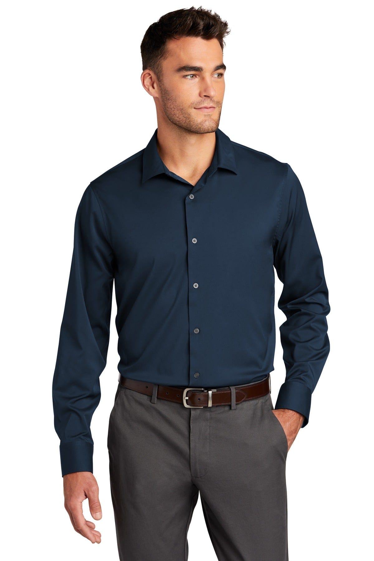 Port Authority Woven Shirts XS / River Blue Navy Port Authority  ®  City Stretch Shirt W680