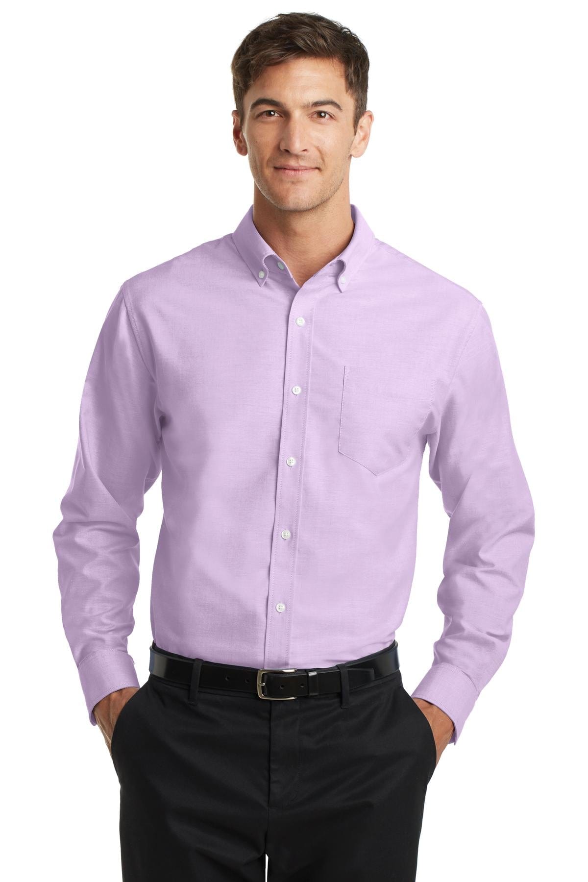Port Authority Woven Shirts XS / Soft Purple Port Authority ®  SuperPro ™  Oxford Shirt. S658