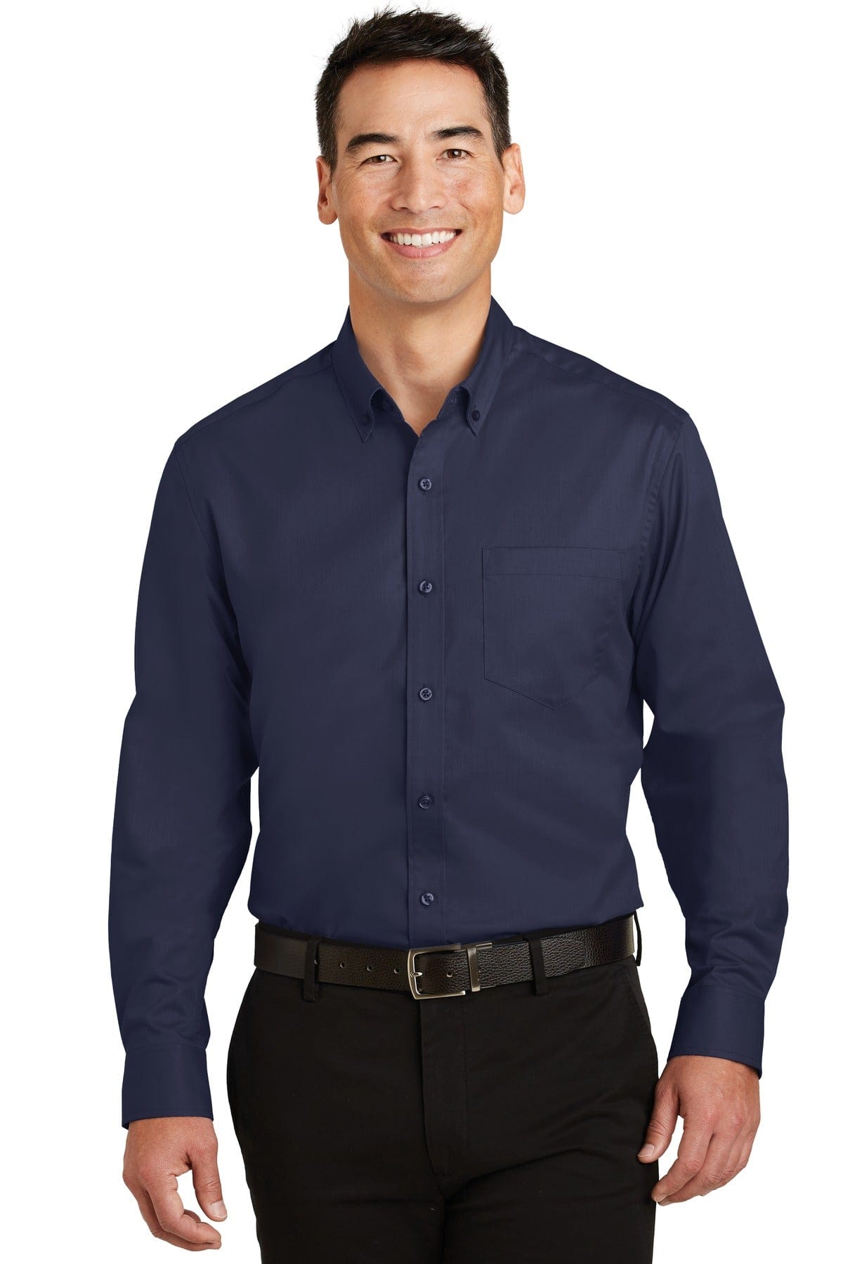 Port Authority Woven Shirts XS / True Navy Port Authority ®  SuperPro ™  Twill Shirt. S663