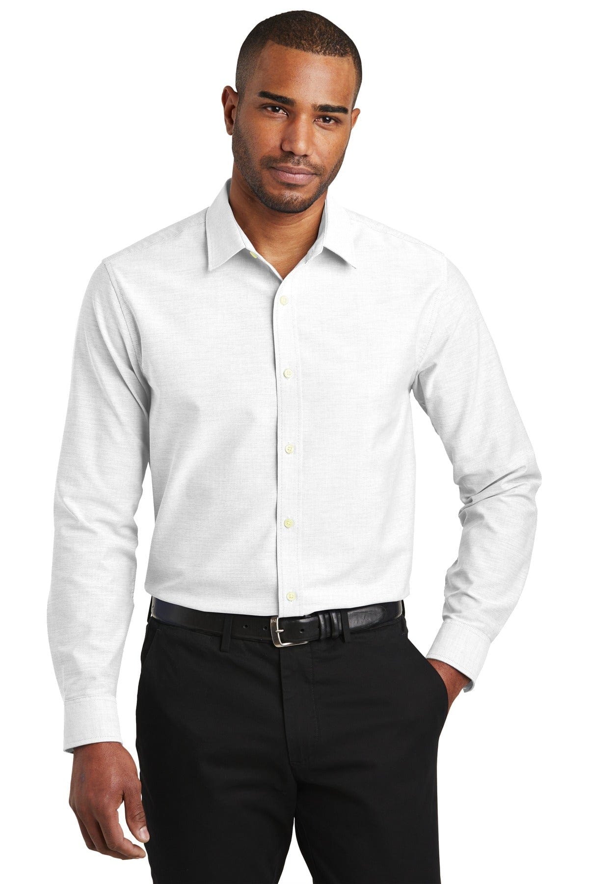 Port Authority Woven Shirts XS / White Port Authority  ®  Slim Fit SuperPro  ™  Oxford Shirt. S661