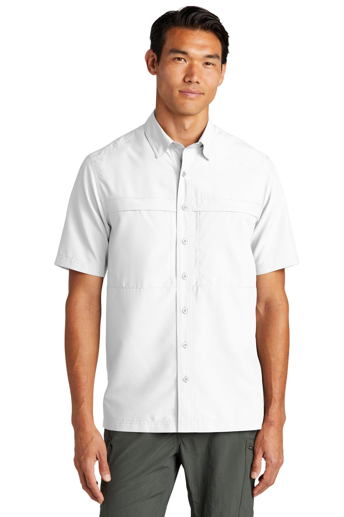 Port Authority Woven Shirts 2XL / White Port Authority W961: Short Sleeve UV Daybreak Shirt