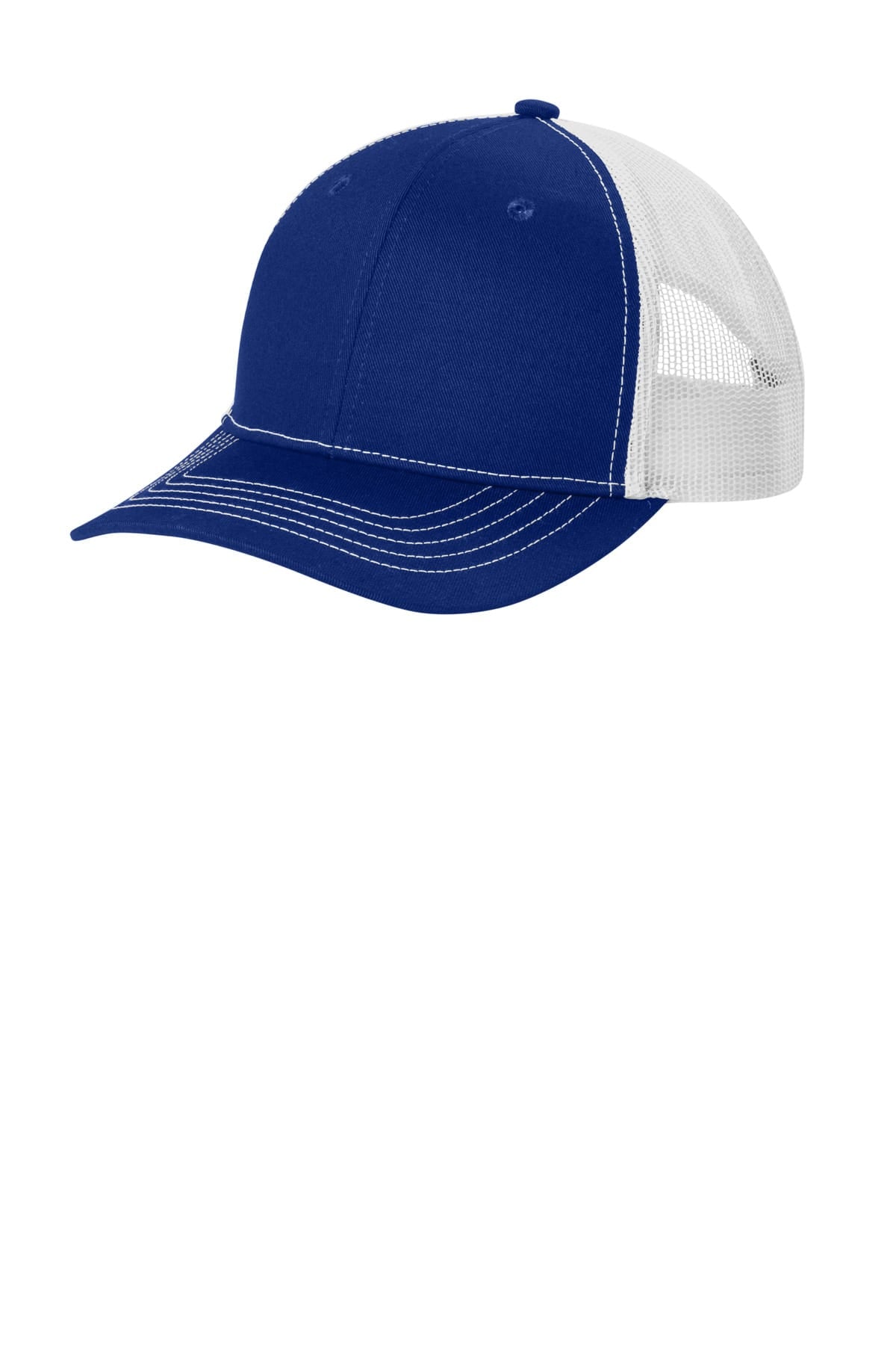 Port Authority YC402 OSFA / Patriot Blue/ White Port Authority ®  Youth Snapback Trucker Cap YC402