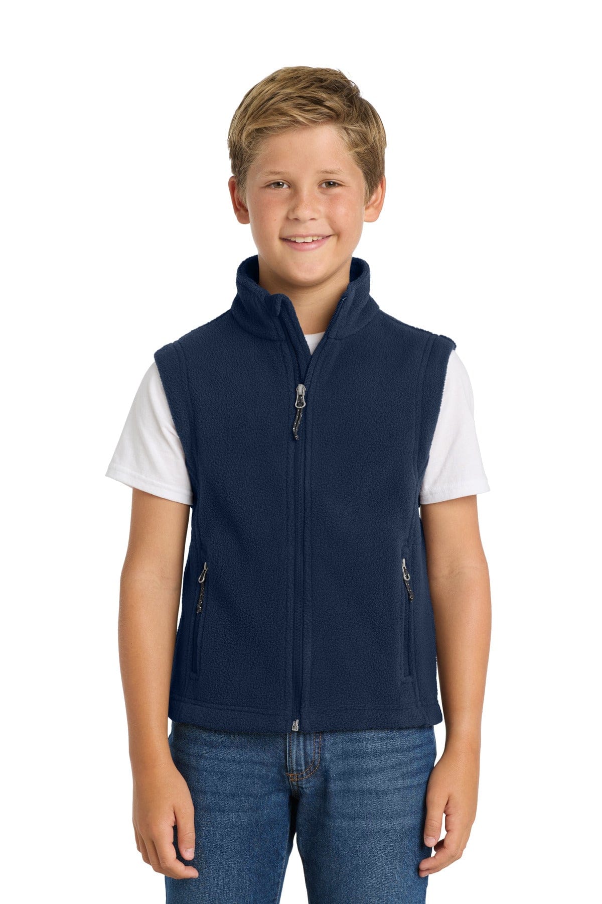 Port Authority Youth XS / True Navy Port Authority ®  Youth Value Fleece Vest. Y219