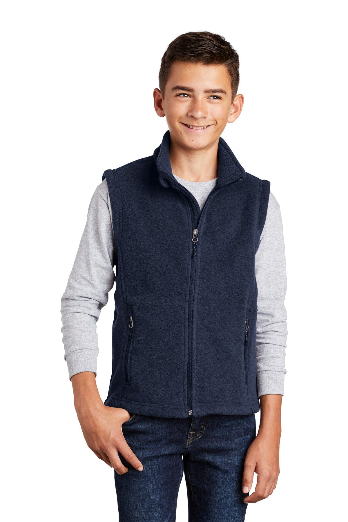 Port Authority Youth XS / True Navy Port Authority ®  Youth Value Fleece Vest. Y219