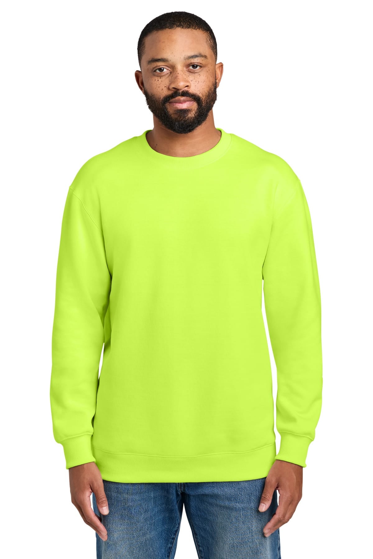 Port & Co PC107 S / S. Green Port & Co PC107 Foundation Fleece Pullover Crewneck Sweatshirt