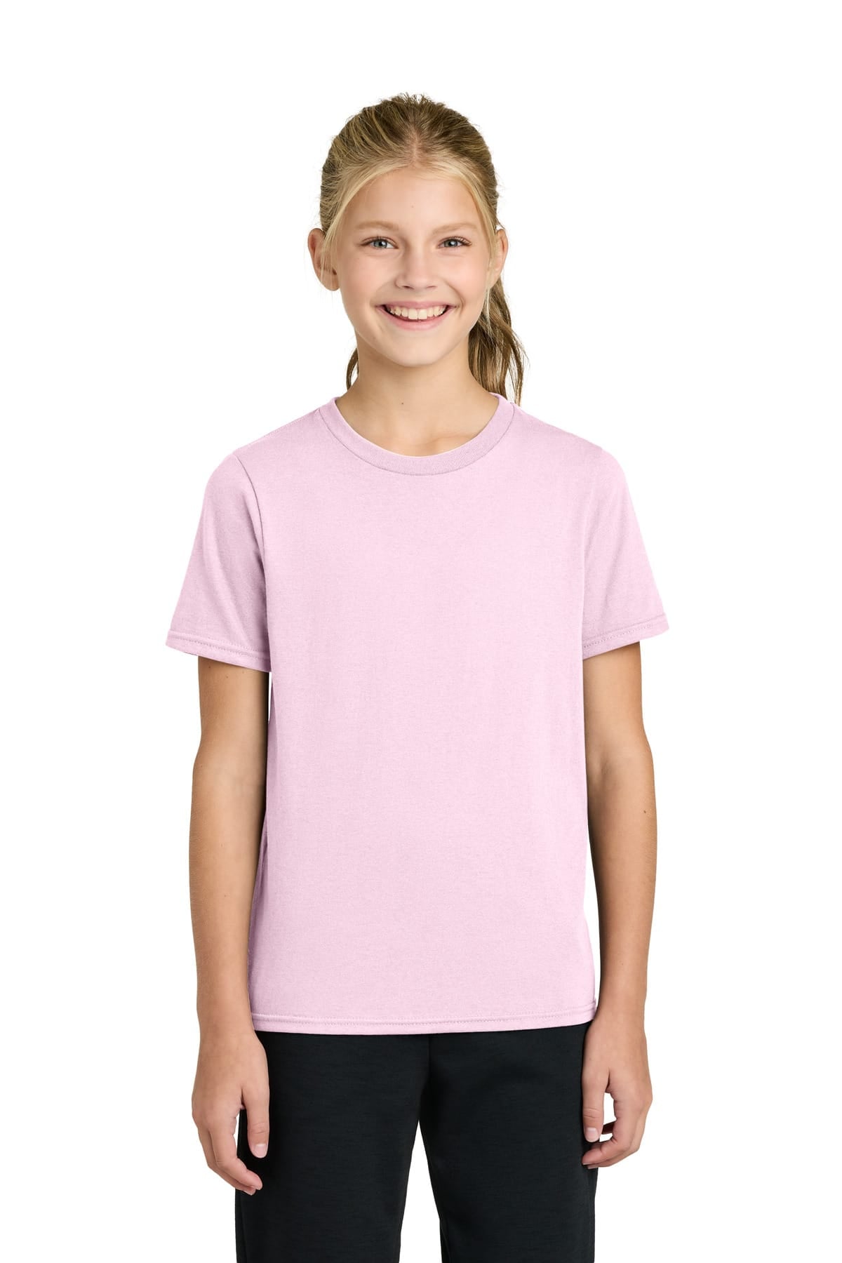 Port & Co PC43Y XS / Cherry Blossom Port & Co PC43Y Youth Easy Cotton Tee
