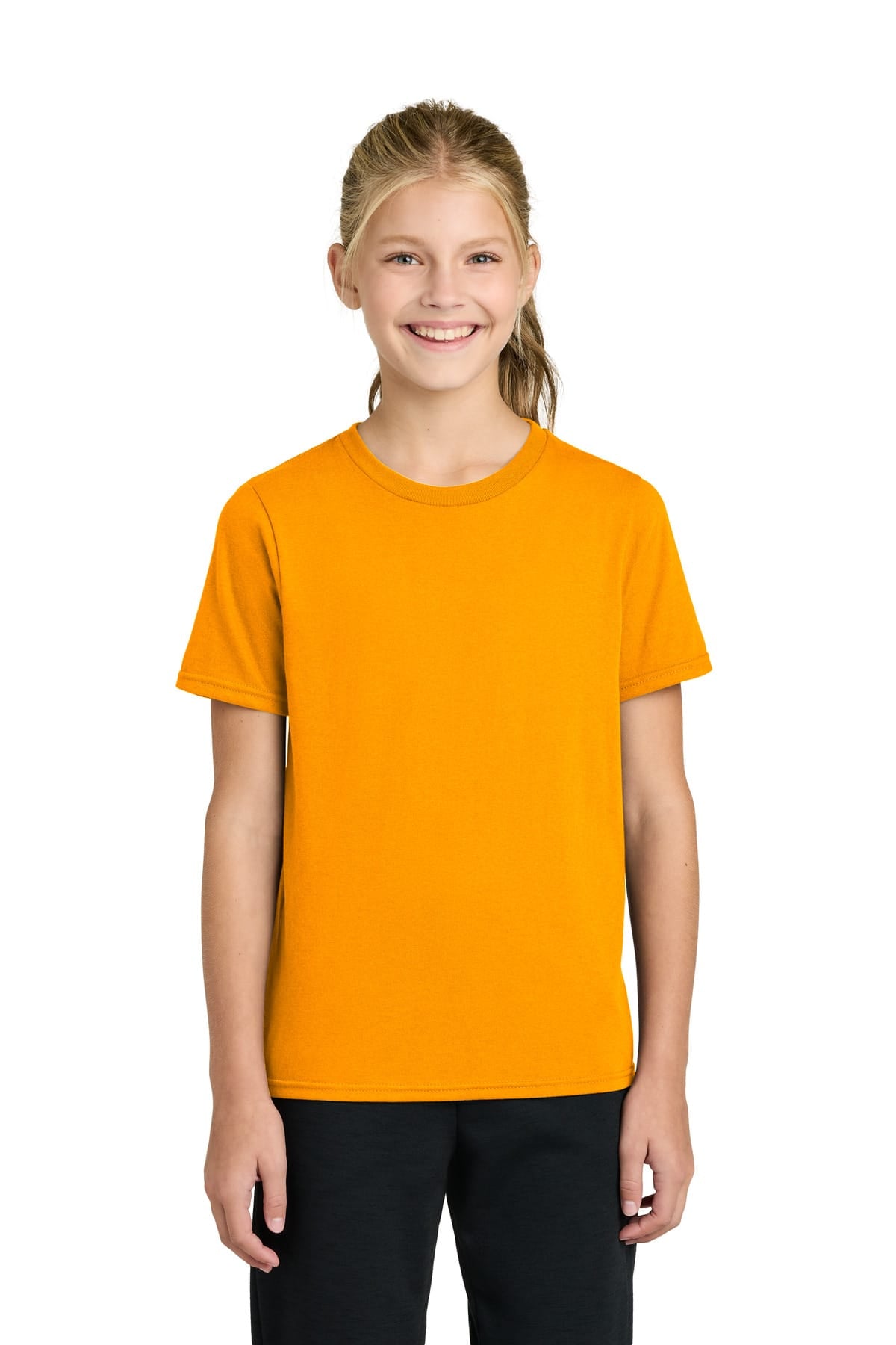Port & Co PC43Y XS / Gold Port & Co PC43Y Youth Easy Cotton Tee