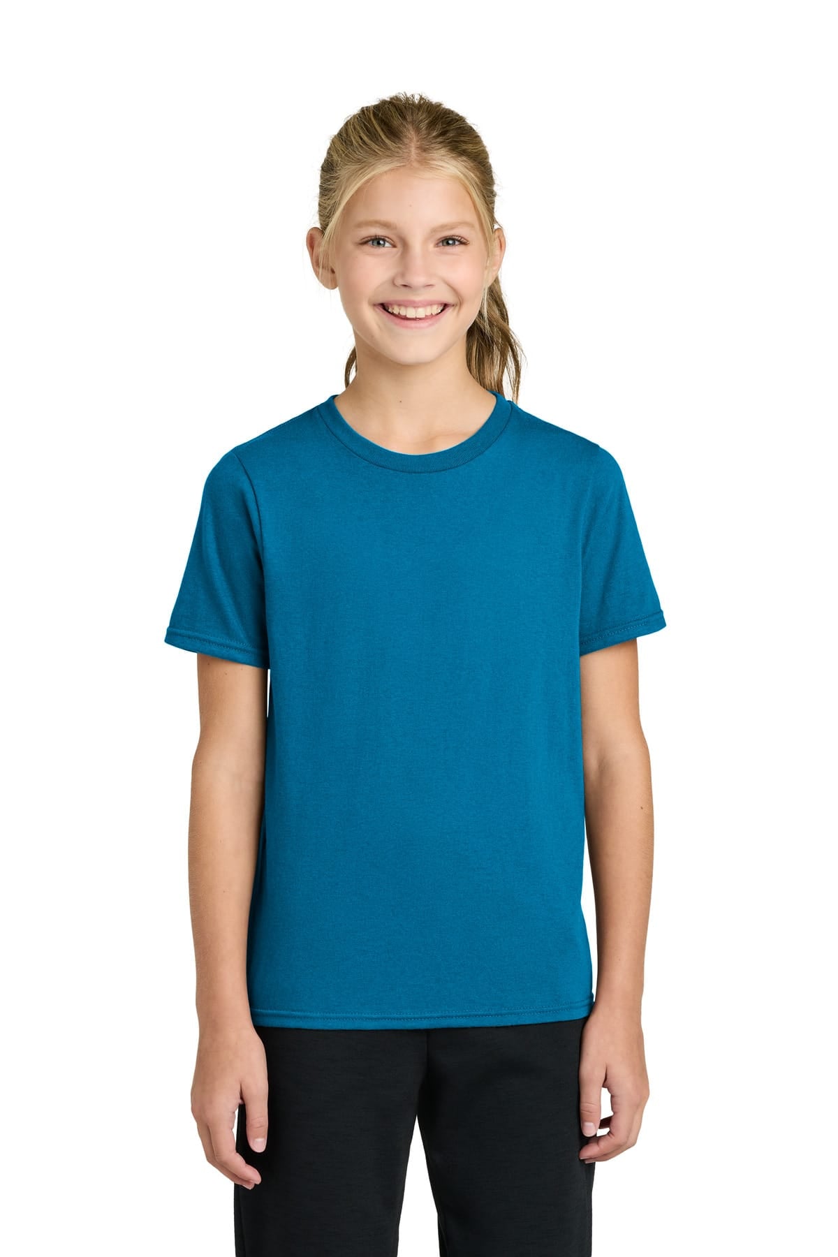 Port & Co PC43Y XS / Sapphire Port & Co PC43Y Youth Easy Cotton Tee