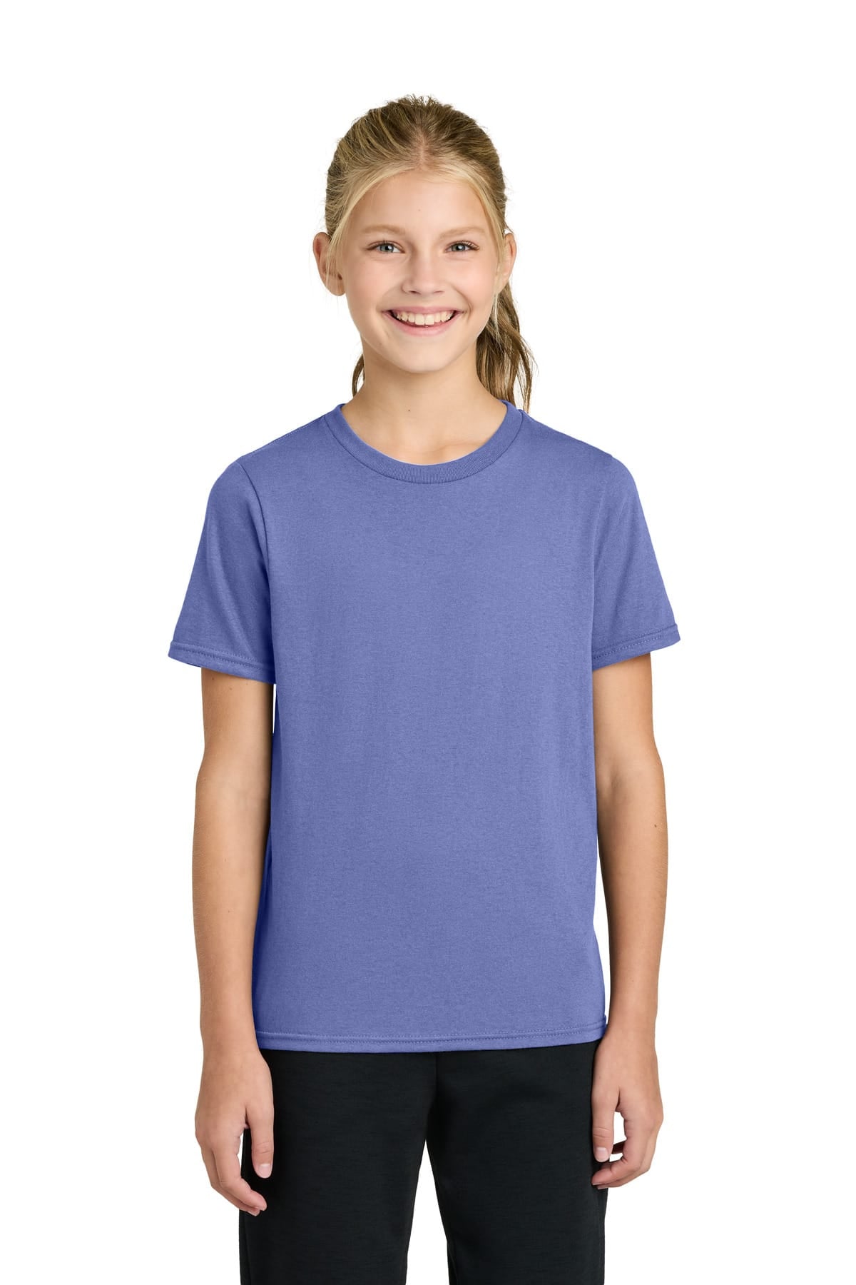 Port & Co PC43Y XS / Violet Port & Co PC43Y Youth Easy Cotton Tee