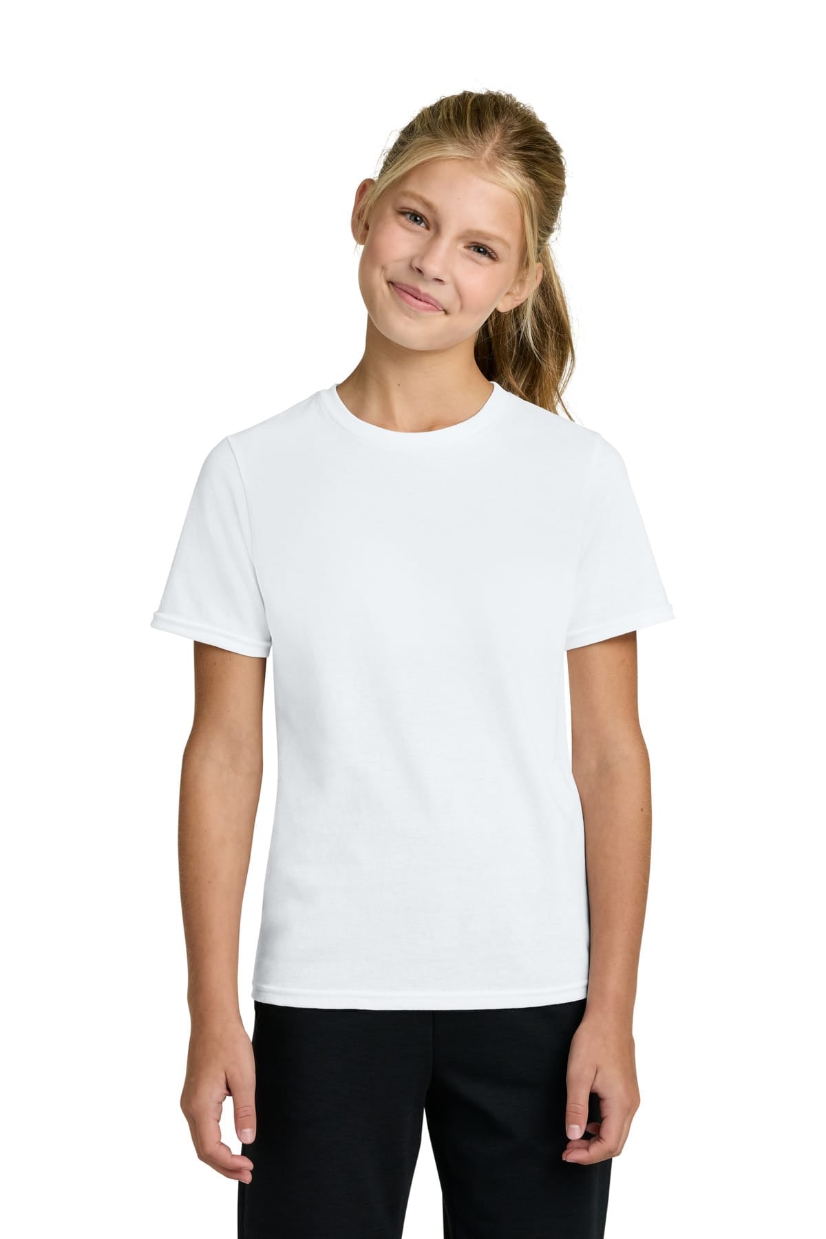 Port & Co PC43Y XS / White Port & Co PC43Y Youth Easy Cotton Tee
