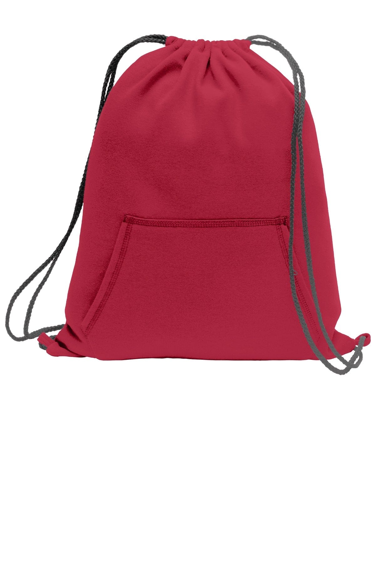 Port & Company BG614 OSFA / Red Port & Company Core Fleece Sweatshirt Cinch Pack. BG614