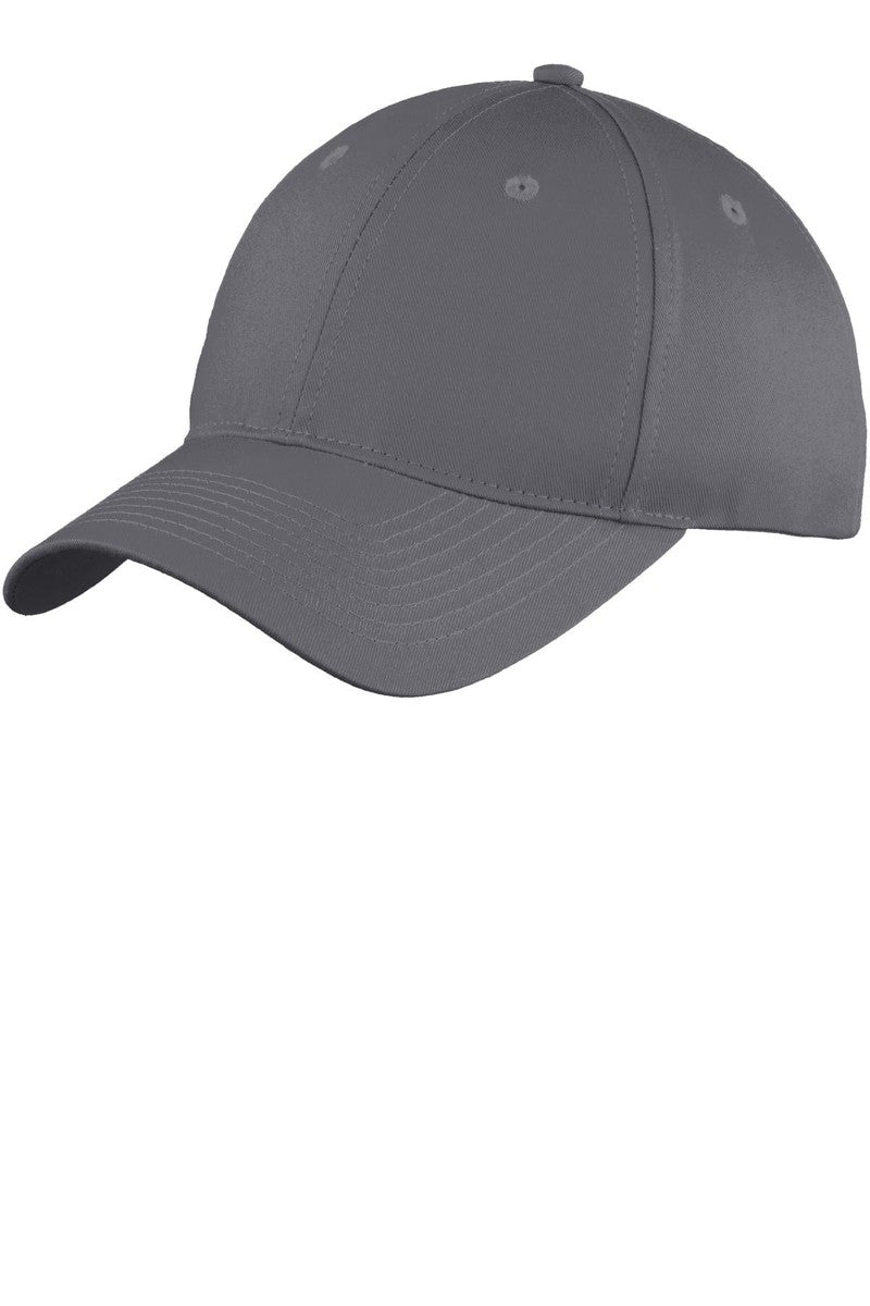 Port & Company Headwear OSFA / Charcoal Port & Company® Six-Panel Unstructured Twill Cap. C914