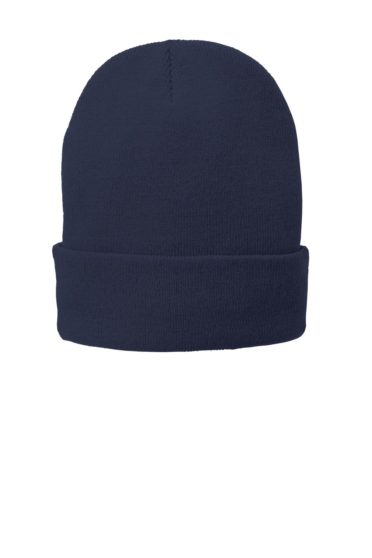 Port & Company Headwear OSFA / Navy Port & Company Fleece-Lined Knit Cap. CP90L