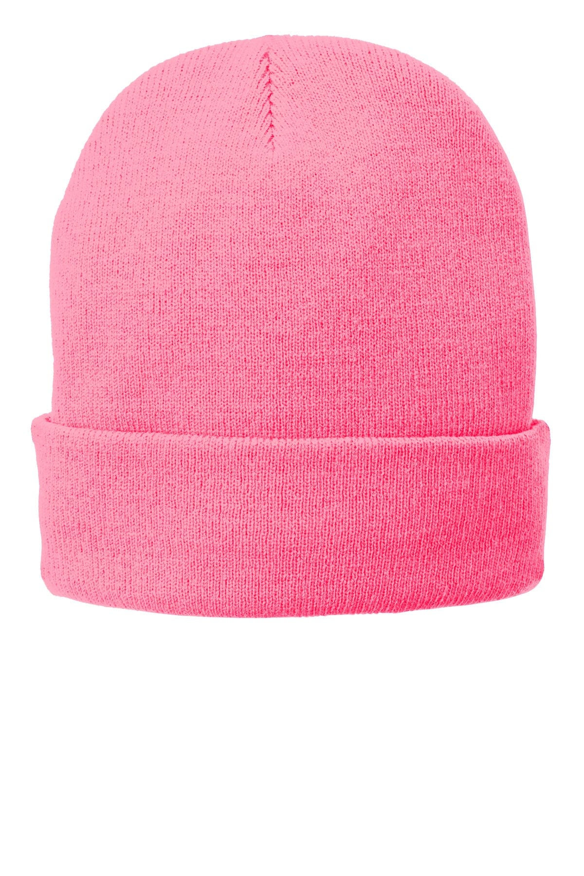 Port & Company Headwear OSFA / Neon Pink Glo Port & Company Fleece-Lined Knit Cap. CP90L