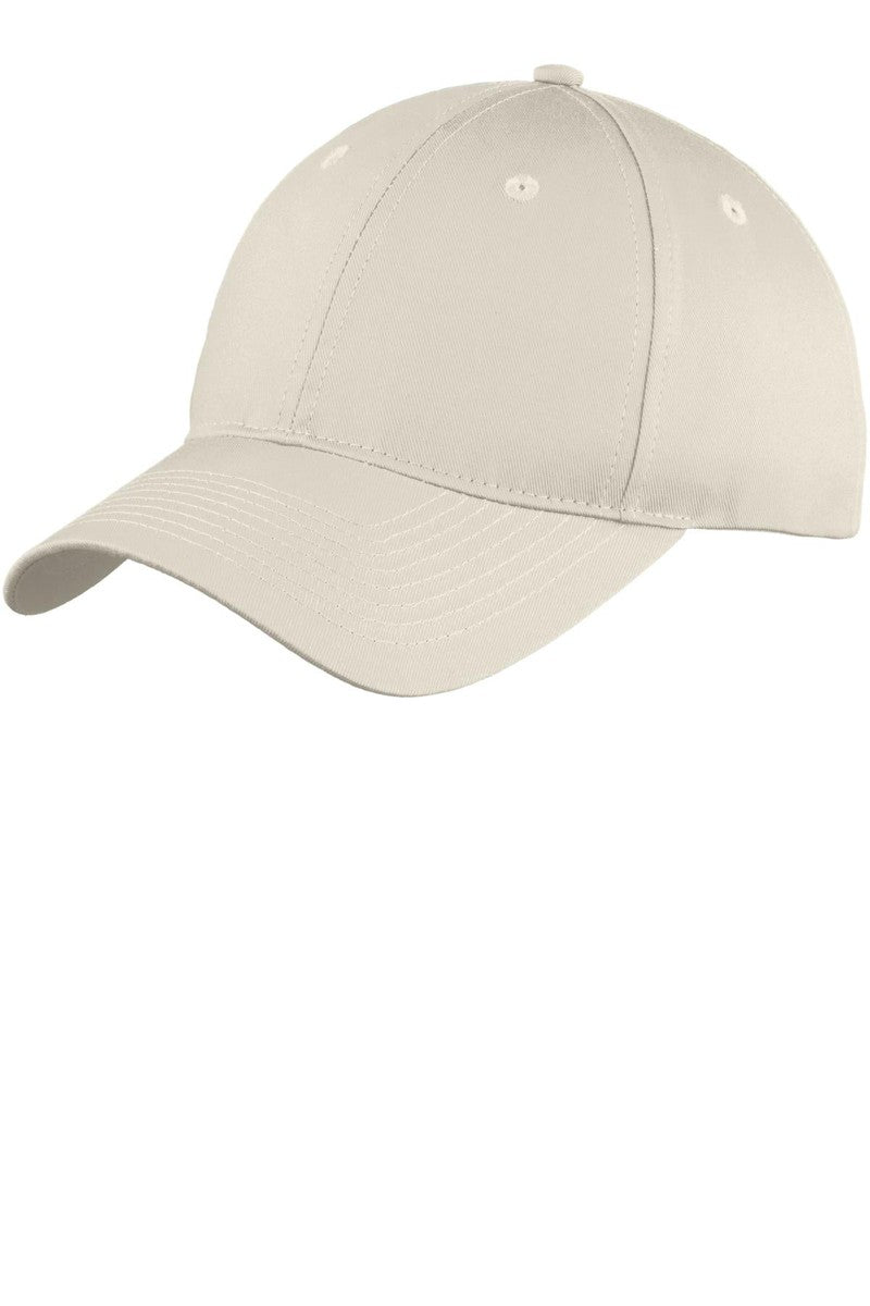 Port & Company Headwear OSFA / Oyster Port & Company® Six-Panel Unstructured Twill Cap. C914