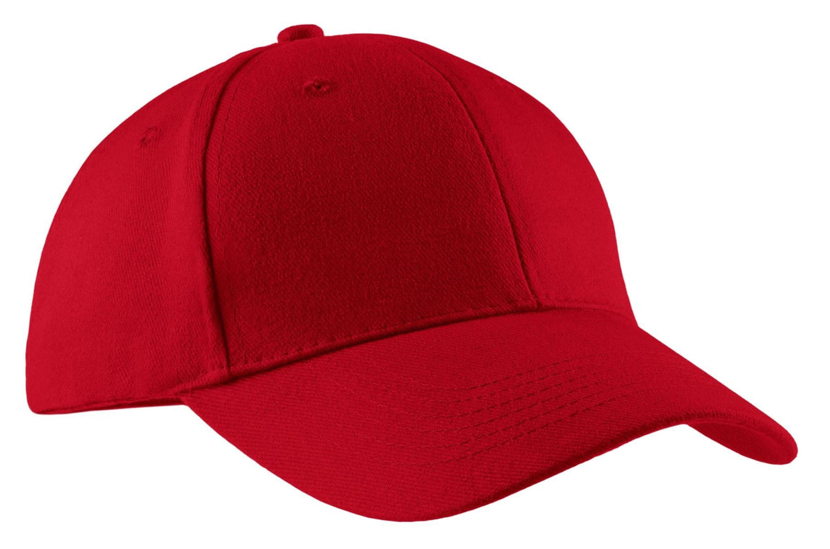Port & Company Headwear OSFA / Red Port & Company - Brushed Twill Cap. CP82