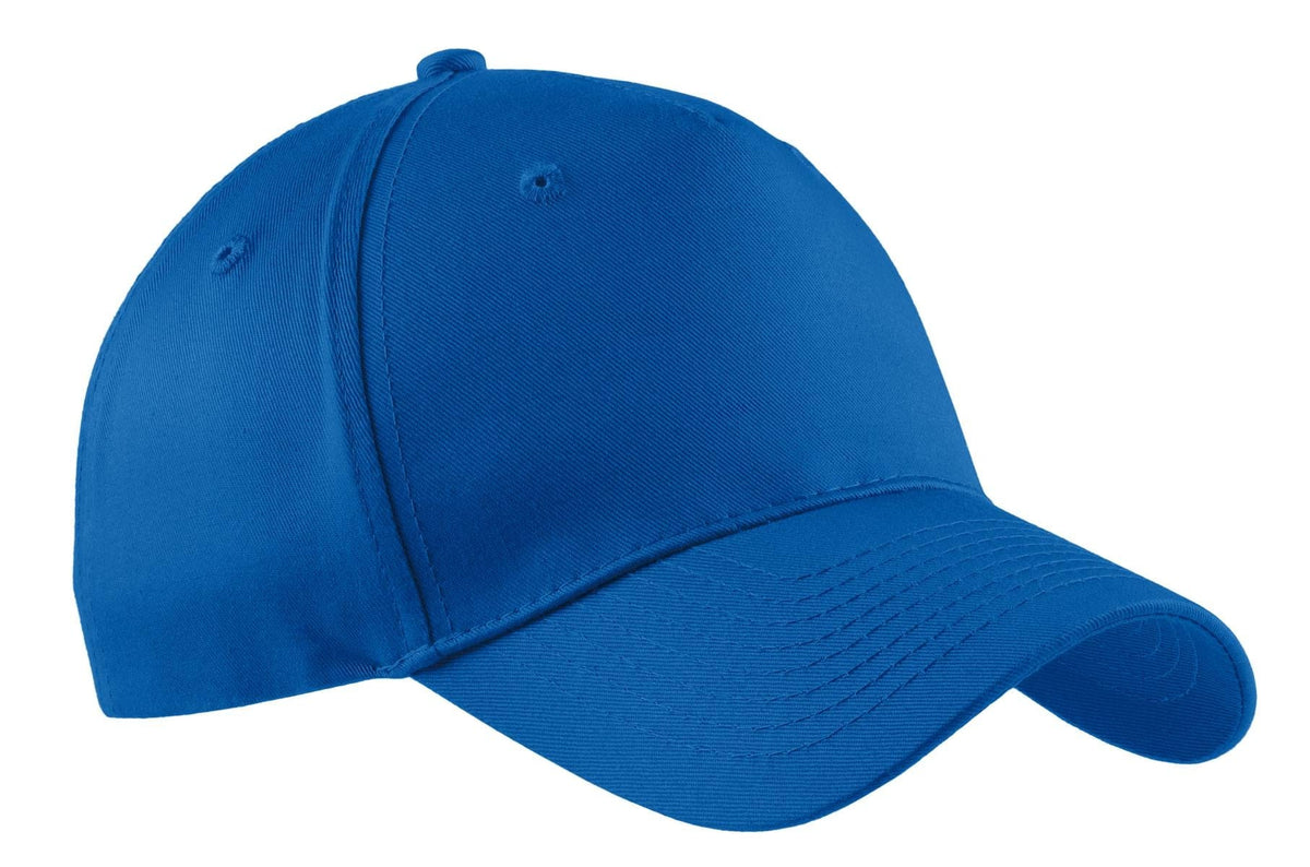 Port & Company Headwear OSFA / Royal Port & Company - Five-Panel Twill Cap. CP86