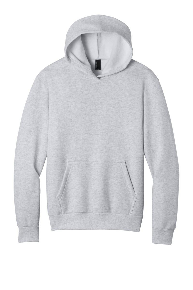 Port & Co Easy Fleece Pullover Hooded Sweatshirt PC68H in Ash