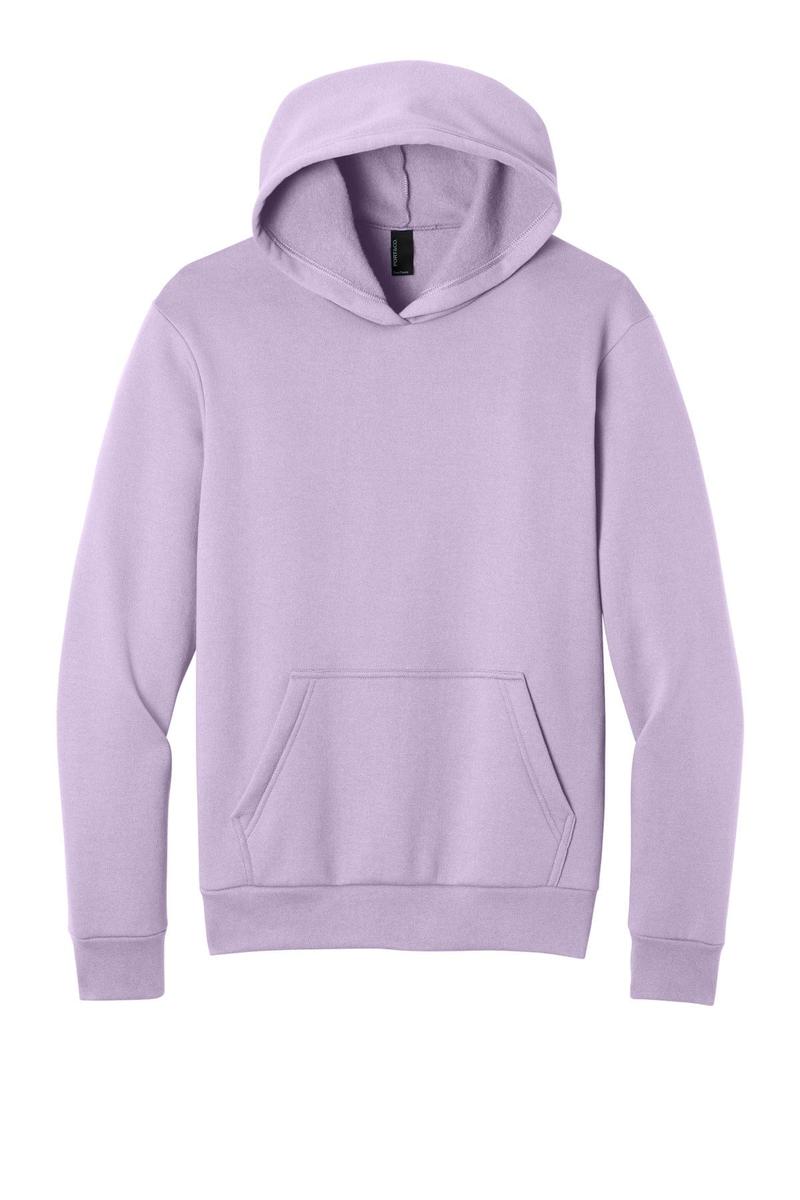 Port & Co Easy Fleece Pullover Hooded Sweatshirt PC68H in Lavender