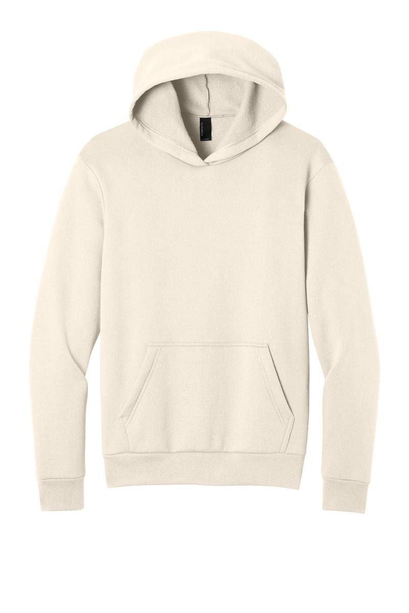 Port & Co Easy Fleece Pullover Hooded Sweatshirt PC68H in Natural