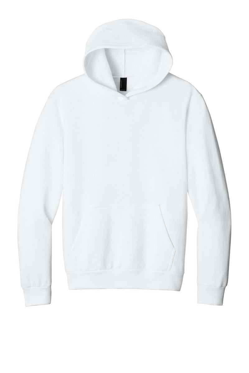 Port & Co Easy Fleece Pullover Hooded Sweatshirt PC68H in White