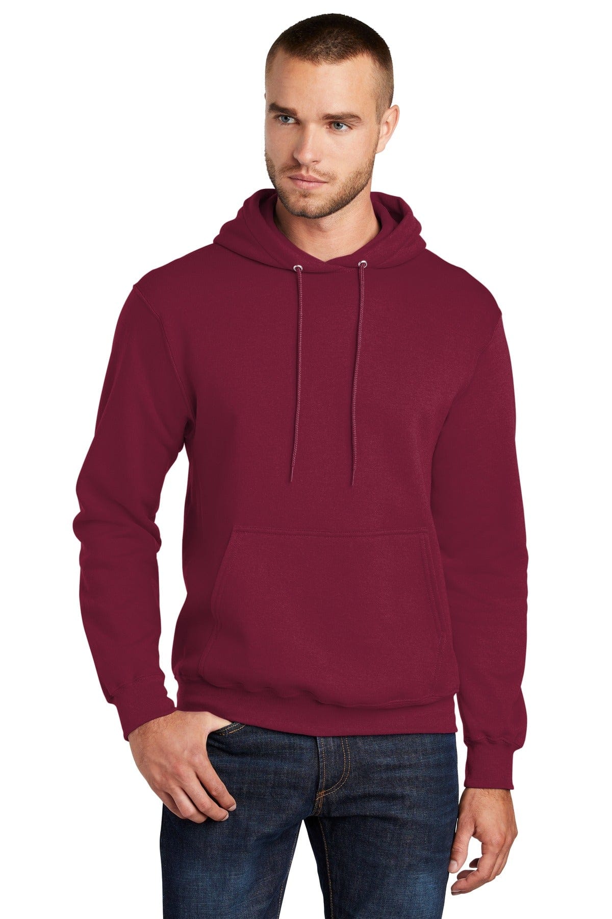 Port & Company PC78H Port & Company PC78H Core Fleece Pullover Hooded Sweatshirt