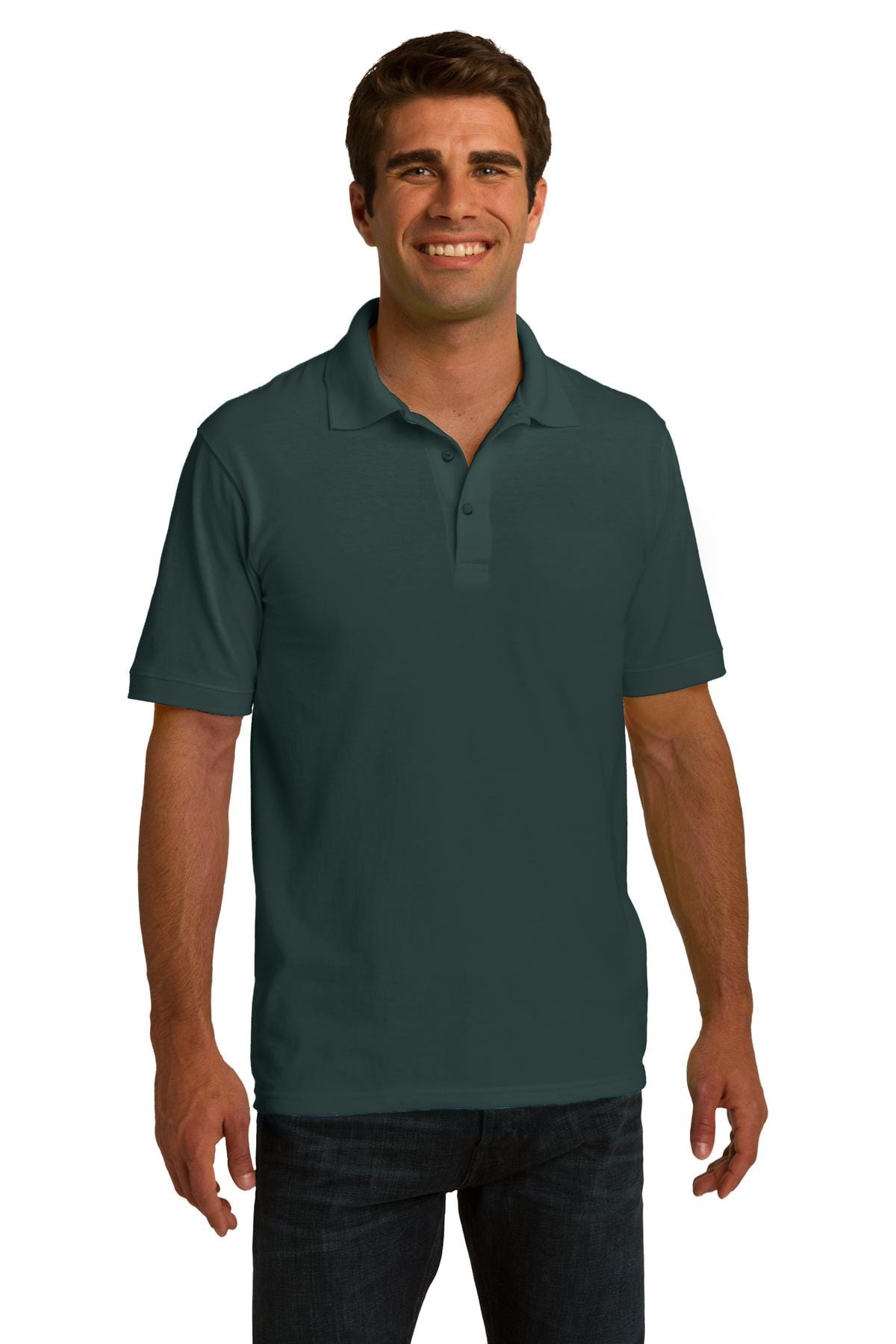Port & Company Polos/Knits DISCONTINUED  Port & Company ®  Ring Spun Pique Polo. KP150