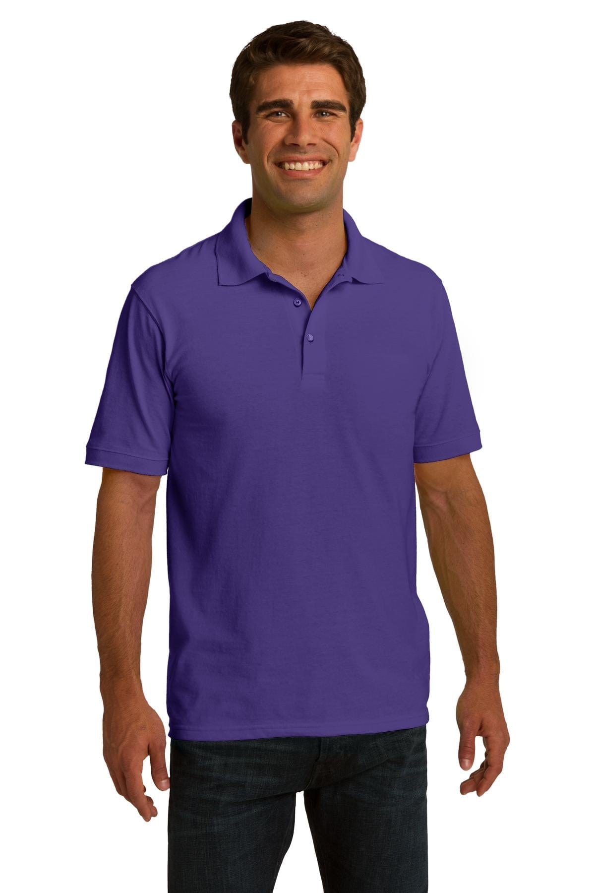 Port & Company Polos/Knits DISCONTINUED  Port & Company ®  Ring Spun Pique Polo. KP150